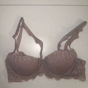 Victoria's Secret Lace Underwire Bra in Brown